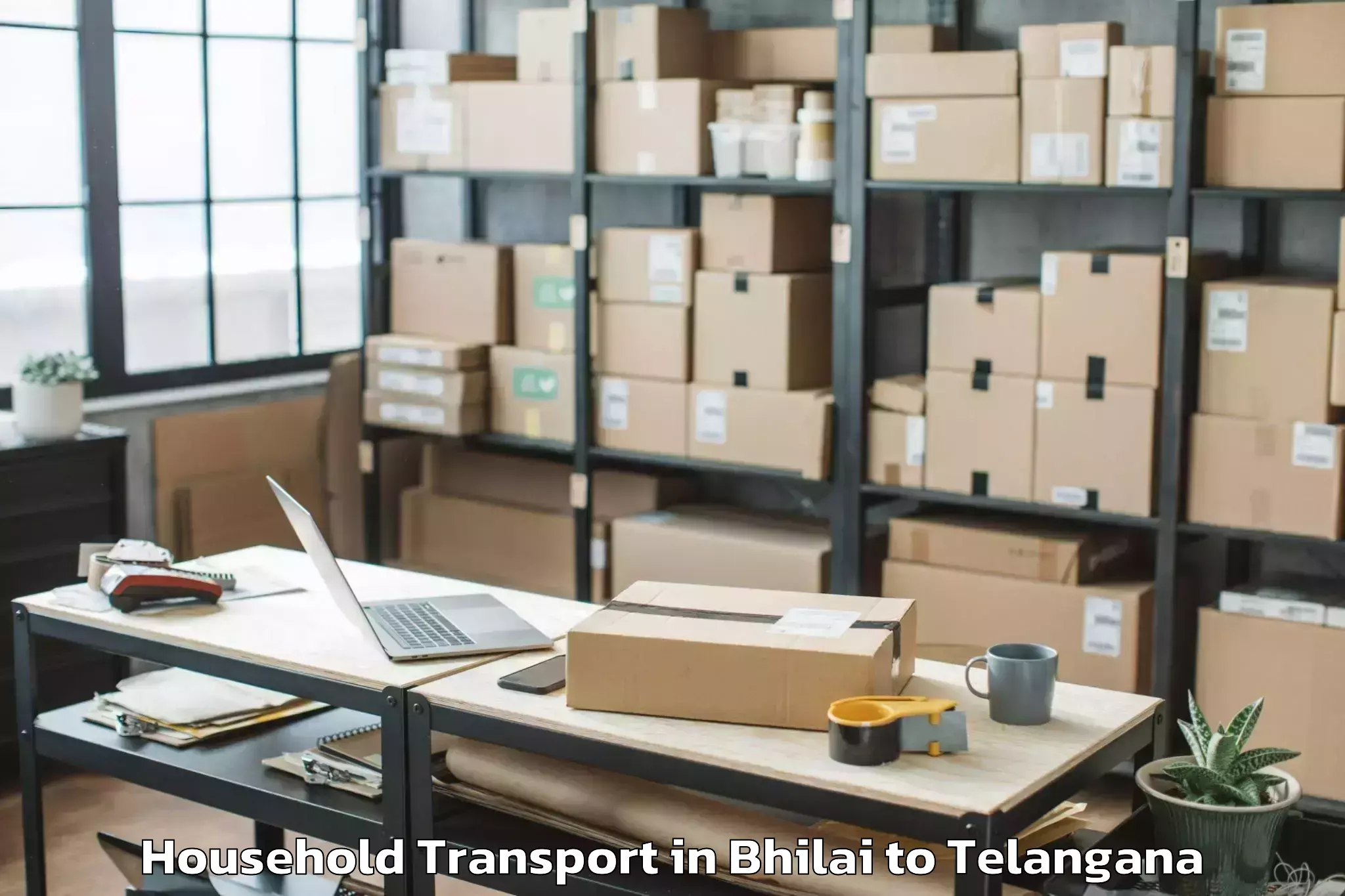 Book Bhilai to Bejjanki Household Transport Online